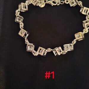 S925 Sterling Silver Geometric Bracelet